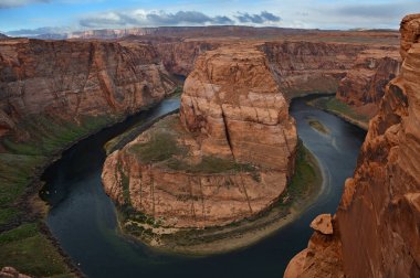 Bend panoramik Paige Arizona at nalı