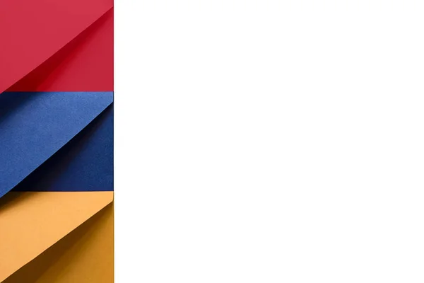 Multi Кольорові Конверти Брехні Разом Ліву Виглядати Прапор Республіки Вірменія — стокове фото