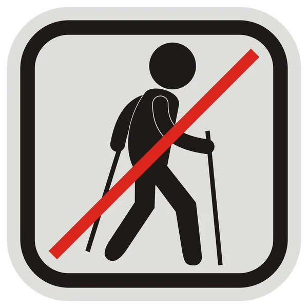 Walking Botok Fekete Vector Icon Silhouette Szürke Fekete Keret Pókháló — Stock Vector