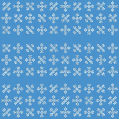 Mavi arka plan, Noel süsleme, vektör simgesi beyaz kar taneleri