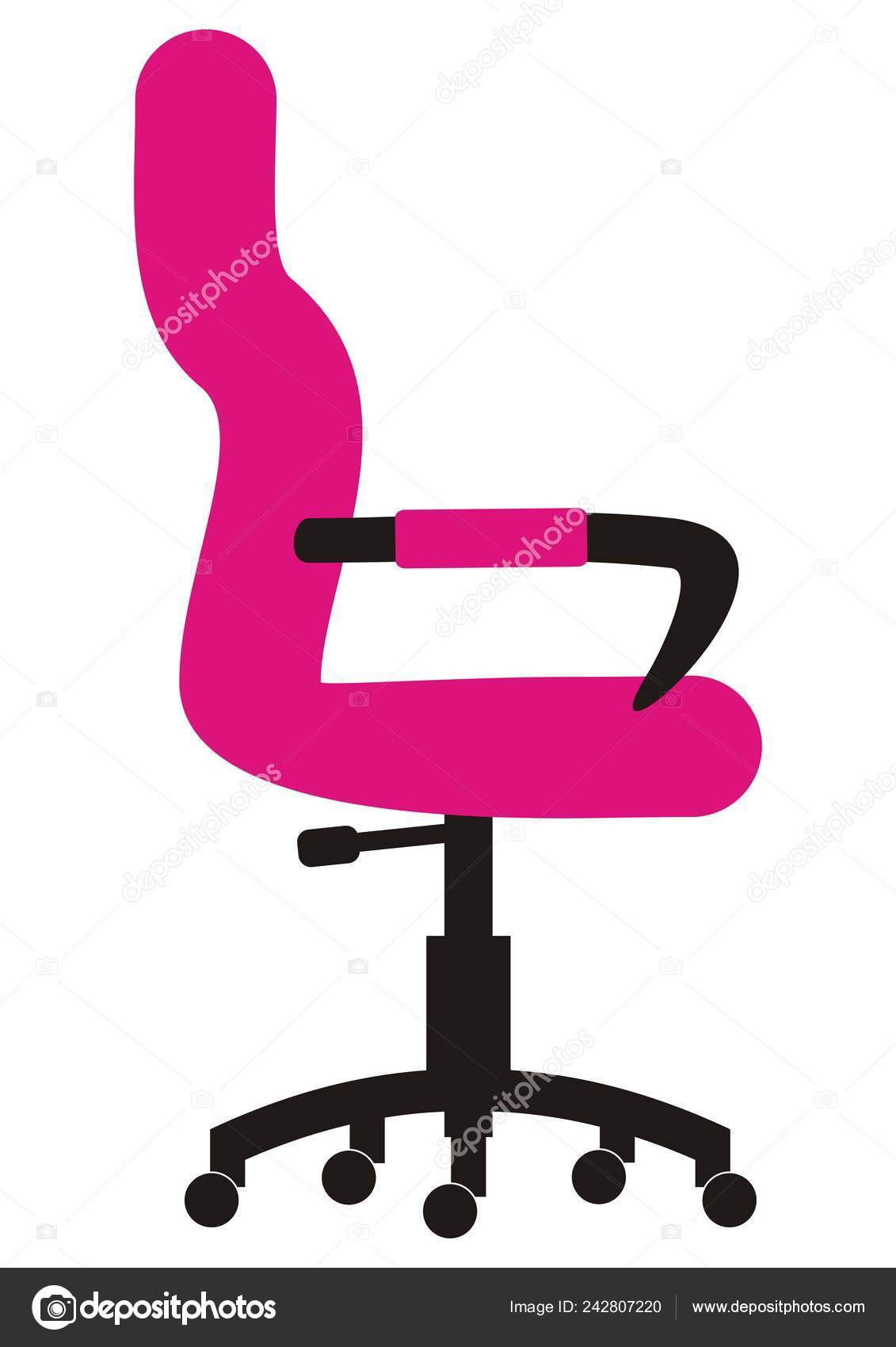 purple office chair with wheels vector icon adjustable chair for offices  and households 242807220