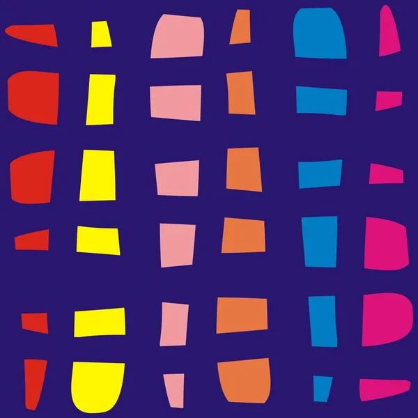 Fond Abstrait Mosaïque Multicolore Papier Peint Vecteur — Image vectorielle
