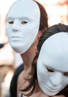 Buenos Aires 'te cinsiyet şiddetine karşı düzenlenen bir protesto sırasında çekildi..