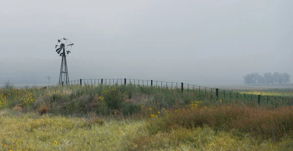 Ancien Moulin Eau Sur Les Pampas Argentine — Photo