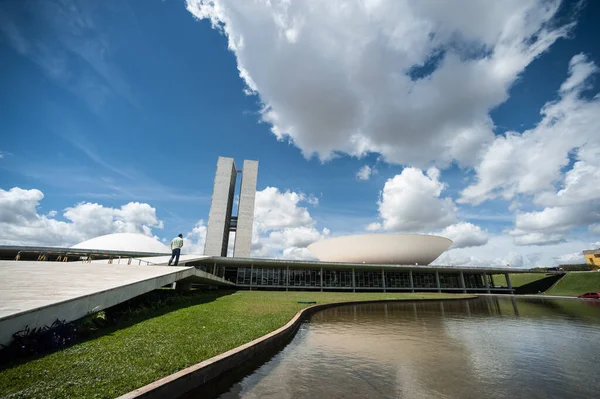 Brasília Brasil Maio 2013 Ampla Visão Congresso Brasil Capital Brasília — Fotografia de Stock