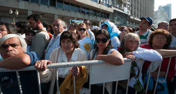 Buenos Aires Arjantin Ekim 2010 Nestor Kirchner Arjantin Öldü Arjantinliler — Stok fotoğraf