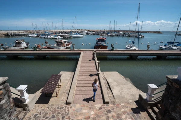 Piriapolis Uruguay Marzo 2016 Puerto Puerto Deportivo Con Barcos Pesca —  Fotos de Stock