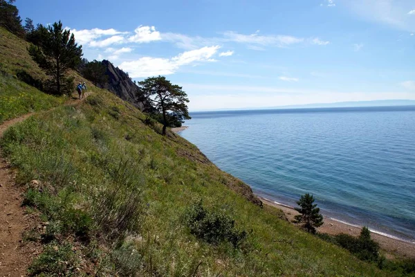 Danau Baikal Adalah Danau Terdalam Dunia Hal Ini Tidak Hanya — Stok Foto