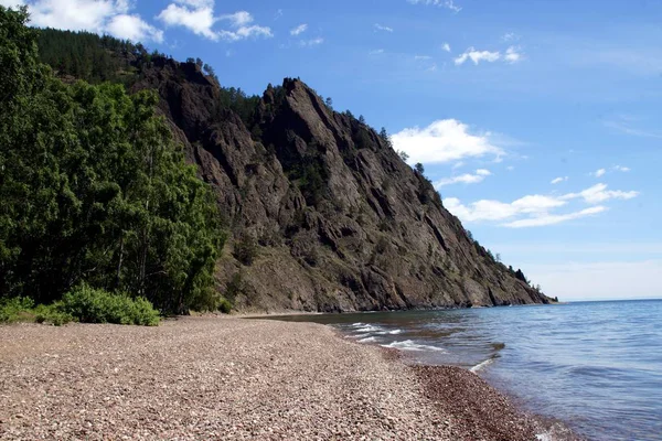 Danau Baikal Adalah Danau Terdalam Dunia Hal Ini Tidak Hanya — Stok Foto