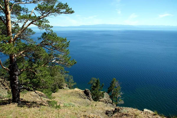 Λίμνη Βαϊκάλη Είναι Βαθύτερη Λίμνη Στον Κόσμο Είναι Όχι Μόνο — Φωτογραφία Αρχείου