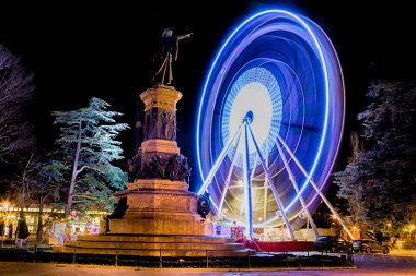 Trento gece kenti.