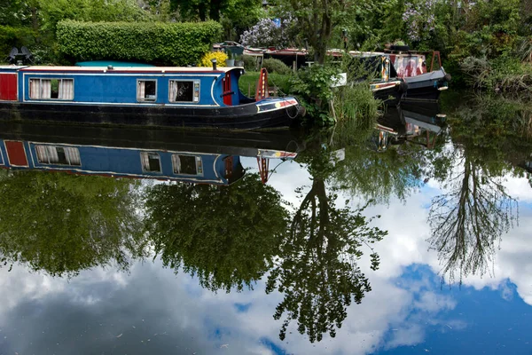 Sawbridgeworth Hertfordshire England Mai 2020 Die Malteser Liegeplatz River Stort — Stockfoto