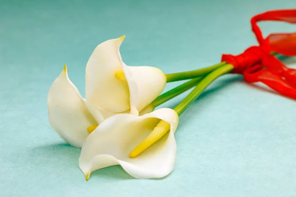 Image Bouquet Artificial Callas Studio — Stock Photo, Image