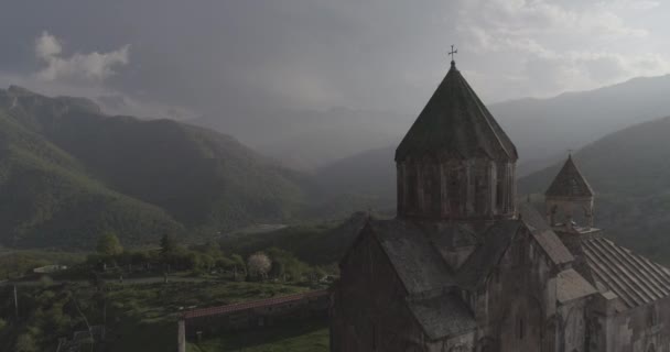 修道院 Gandzasar。Tholobate。山谷飞越。426 212141 8. — 图库视频影像