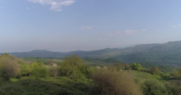 Tal Berge Hügel Landschaft — Stockvideo