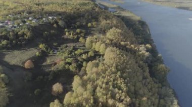 Nehir Oka dzerjinsk, köy, hava, dzerjinsk, oka