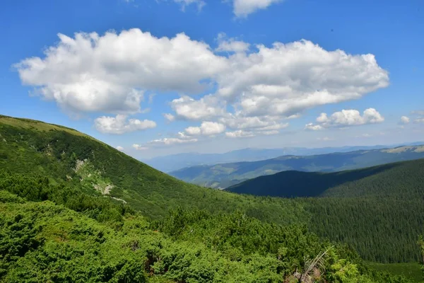 Верхній Частині Карпатських Гір — стокове фото