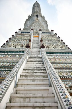 Wat Arun Bangkok Chao Phraya Nehri'nde, Tayland.