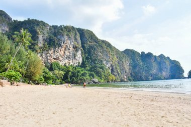 Tayland Kayalar ve Adalar. kayalar ile deniz. Kayalar ve bitki örtüsü