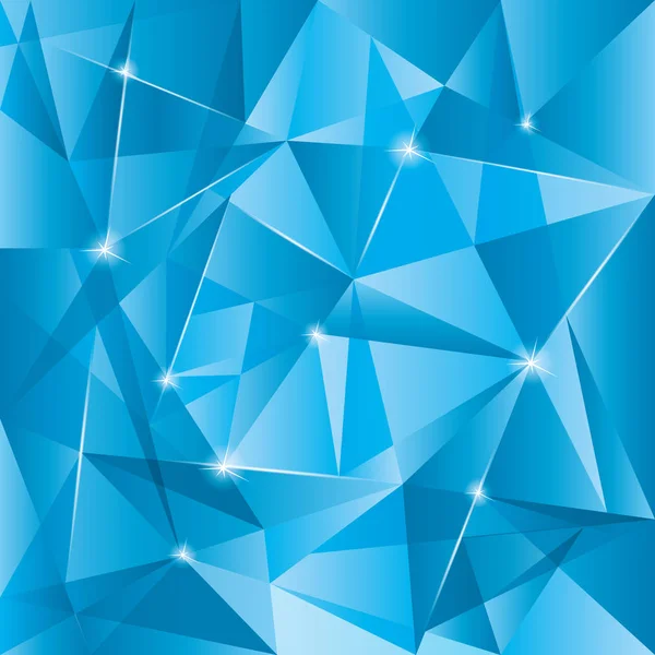 Tecnología Abstracta Fondo Azul Las Formas Geometría Ondulante — Vector de stock