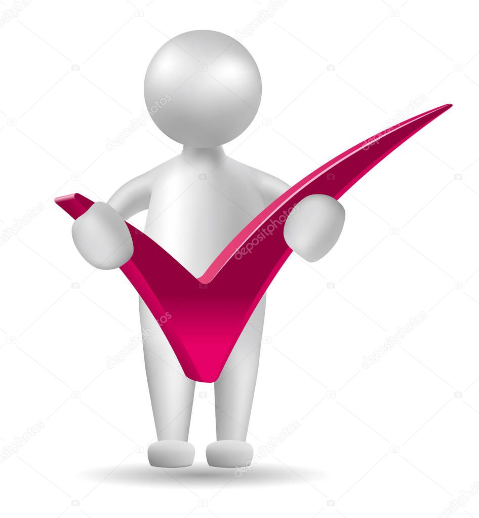 Vector drawn people symbol, hand hold hook symbol,image uses a grid gradient.