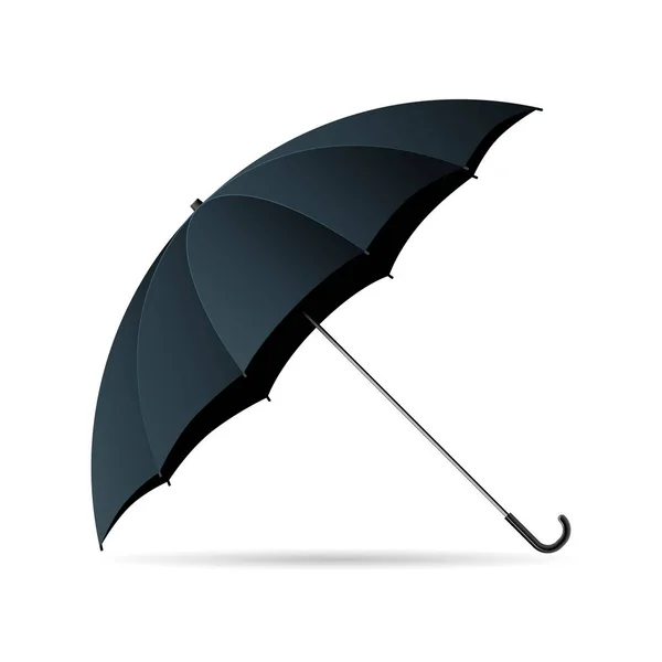 Vector Drawn Umbrella Isolated White Background — Stock Vector