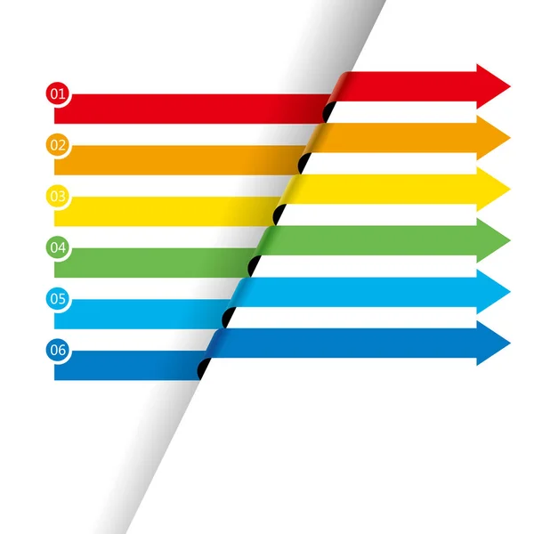 Diseño Concepto Símbolo Flecha Fondo Blanco — Vector de stock