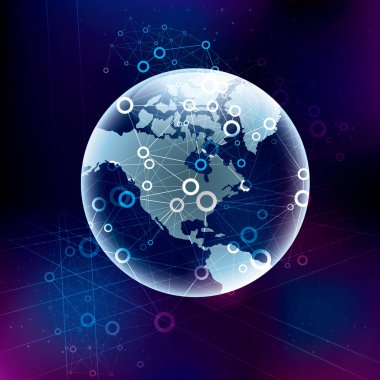 Küresel iletişim kavramı. Soyut teknolojik altyapı.