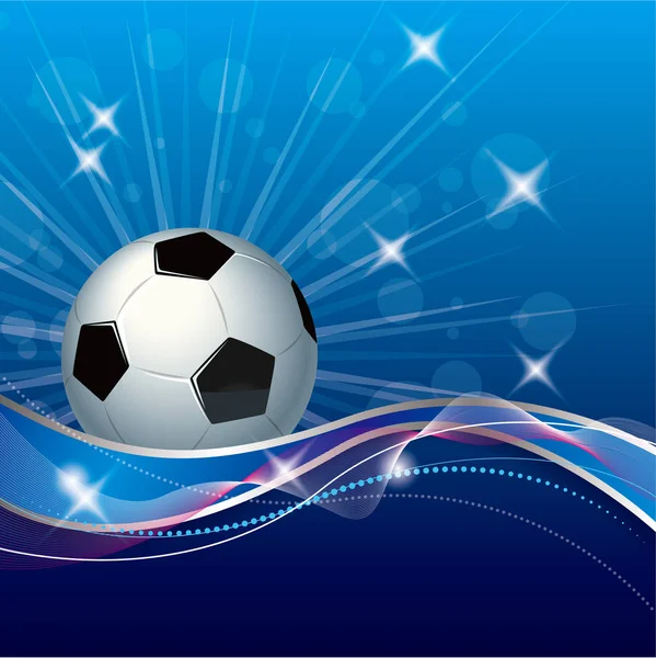 Çizilmiş futbol, arka plan tasarlamak vektör. Arka plan mavi.