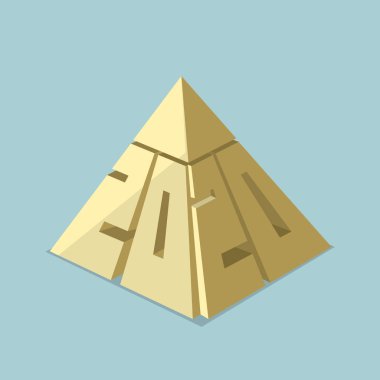 Yeni Yıl sembol tasarımı. Mavi arka planda yalıtılmış.