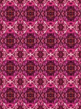 Soyut renkli kesintisiz kaleydoskop illüstrasyon