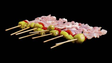 Çiğ domuz Bar B Que