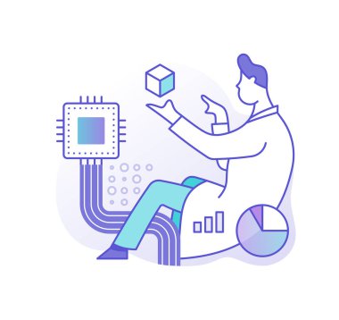 Bilgi soyut veri ayıklarken bilim adamı. Veri kavramı