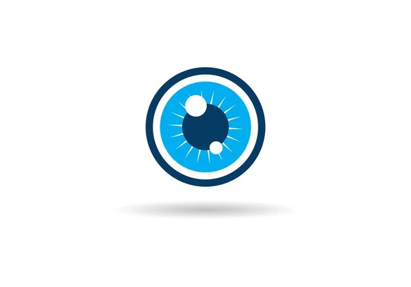 Identidad Marca Diseño Del Logotipo Del Vector Cuidado Ocular Corporativo — Vector de stock