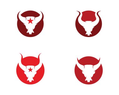Taurus Logo Şablon vektör çizimi tasarımı