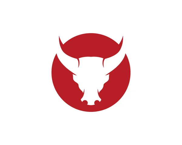 Taurus Logo Template Vetor Ícone Ilustração Design —  Vetores de Stock