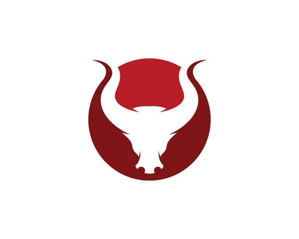 Taurus Logo Plantilla Vector Icono Ilustración Diseño — Archivo Imágenes Vectoriales