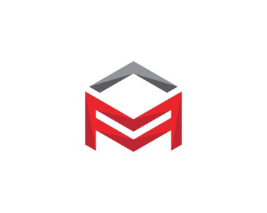 Altıgen Logo illüstrasyon simge vektör şablonu