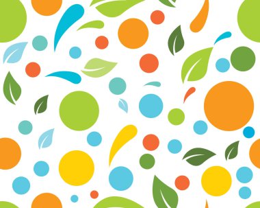 Çevre doğa yaprak arka plan kavramı vektör çizim