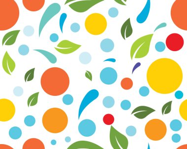 Çevre doğa yaprak arka plan kavramı vektör çizim