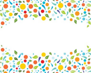 Çevre doğa yaprak arka plan kavramı vektör çizim