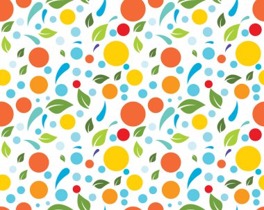 Çevre doğa yaprak arka plan kavramı vektör çizim