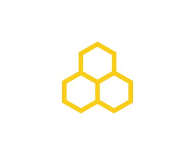 Arı Logo Şablonu vektör çizimi tasarımı