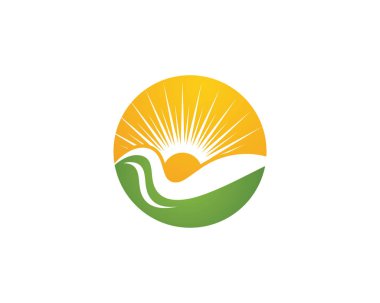 Yeşil ağaç yaprağı ekoloji doğa elementi vektörü logoları