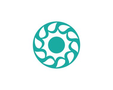 Yeşil ağaç yaprağı ekoloji doğa elementi vektörü logoları