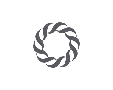 vortex vektör illüstrasyon simgesi Logo Şablonu tasarımı