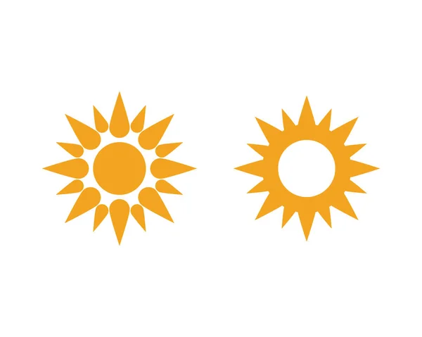 Sun Vector Illustration Icon Logo Vorlage Design — Stockvektor