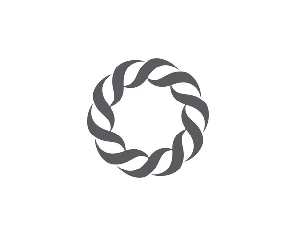 Vortex Vektor Illustration Symbol Logo Vorlage Design — Stockvektor