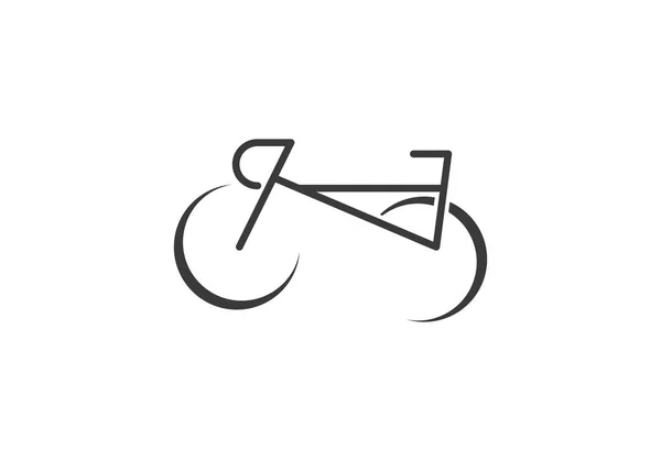 Logo Vélo Vecteur Icône Vélo — Image vectorielle