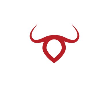 Taurus Logo Şablon vektör çizimi tasarımı